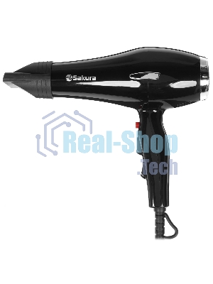 Фен Sakura SA-4038BK Professional 2400Вт 4 темп.режима 2 скор. 2 конц.