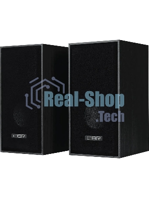Акустическая система CBR CMS 700, 2.0, питание USB, 2х3 Вт (6 Вт RMS), материал корпуса MDF, 3.5 мм линейный стереовход, черный