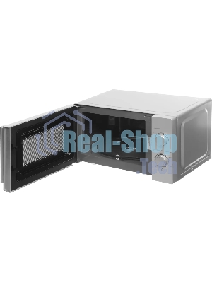 Микроволновая печь Haier HMB-MM207SA серебристый, 20 л, 700 Вт, переключатели - поворотный механизм