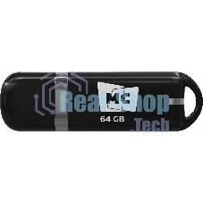 Флешка USB MORE CHOICE МФБ64 Black (4620202558947), 64GB, USB 3.0, R/W 25/15, черный