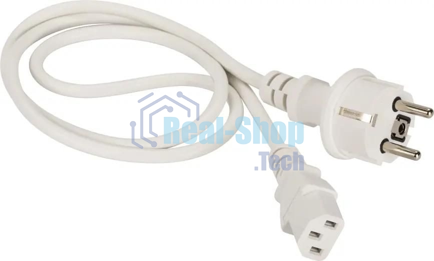 Шнур питания Lanmaster LAN-PP13/SH-10-WH C13-Schuko проводник.:3x0.75мм2 10м 220В 10А белый