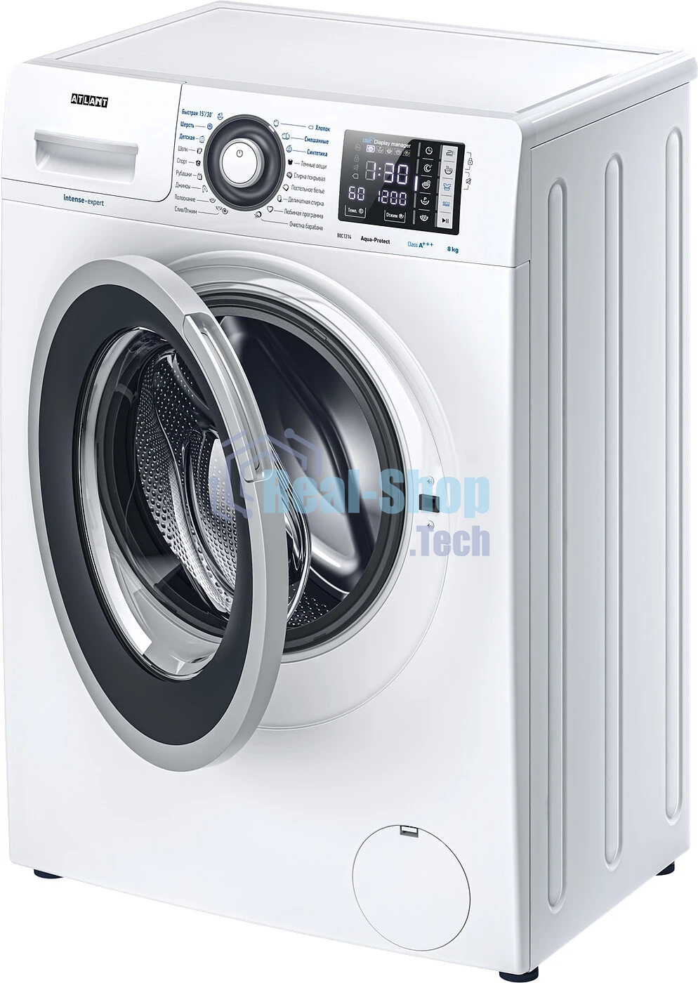 Стиральная машина Atlant 80С1214-С-01 белый, загрузка фронтальная 8 кг, 1200 об/мин, класс: А+++