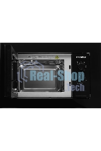 Микроволновая печь встраиваемая Hyundai HBW 2030 BG черный, 20 л, 800 Вт, переключатели - поворотный механизм