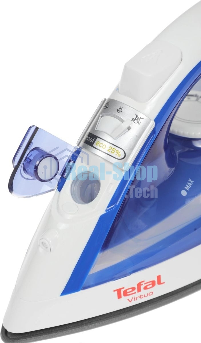 Утюг Tefal FV1711E0 синий/белый, 1800 Вт, 20 г/мин, 80 г/мин, 200 мл
