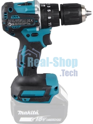 Дрель-шуруповерт Makita DHP487Z, 18 В, 0 Ач, 40 Нм, бесщеточный, ударный