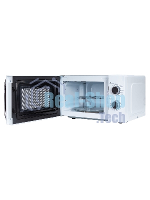 Микроволновая печь JVC JK-MW210MG белый, 20 л, 700 Вт, переключатели - поворотный механизм