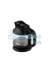 Чайник электрический HOMESTAR HS-1056 1,2 л, 1630 Вт, стекло/пластик, черный