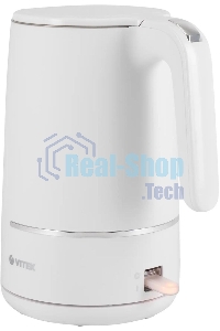 Чайник электрический Vitek VT-1104 1.5л. 2200Вт разноцветный корпус: металл/пластик