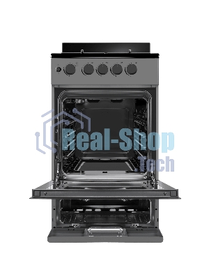 Плита газовая Maunfeld MGC50GEGR08 серый, конфорок 4 шт, духовка 59 л, 50 см x 88 см x 65 см