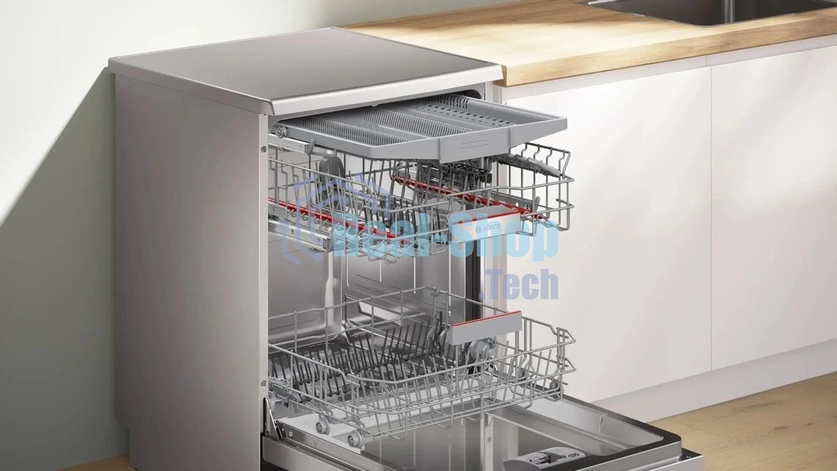 Посудомоечная машина Bosch Serie 6 SMS6EMI38Q, нержавеющая сталь, 60 см, 13 компл., 46 дБ, класс A