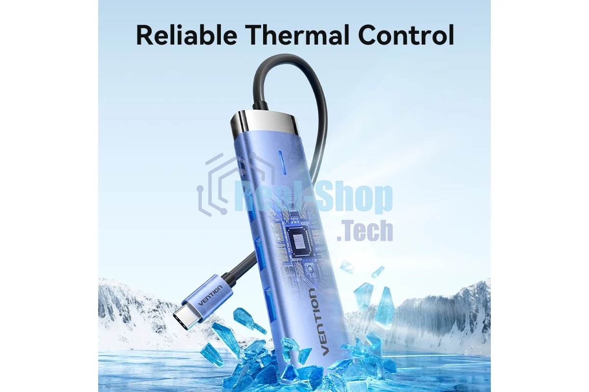 Мультифункциональный хаб Vention USB Type C 5 в 1