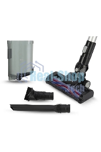 Пылесос вертикальный Vitek Midnight VT-1832 черный/серебристый, питание от аккумулятора, 120 Вт, уборка сухая, пылесборник 0.4 л, работа от АКБ max 35 мин