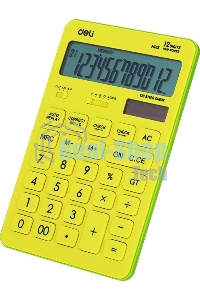 Калькулятор настольный Deli Touch EM01551 желтый 12-разр.