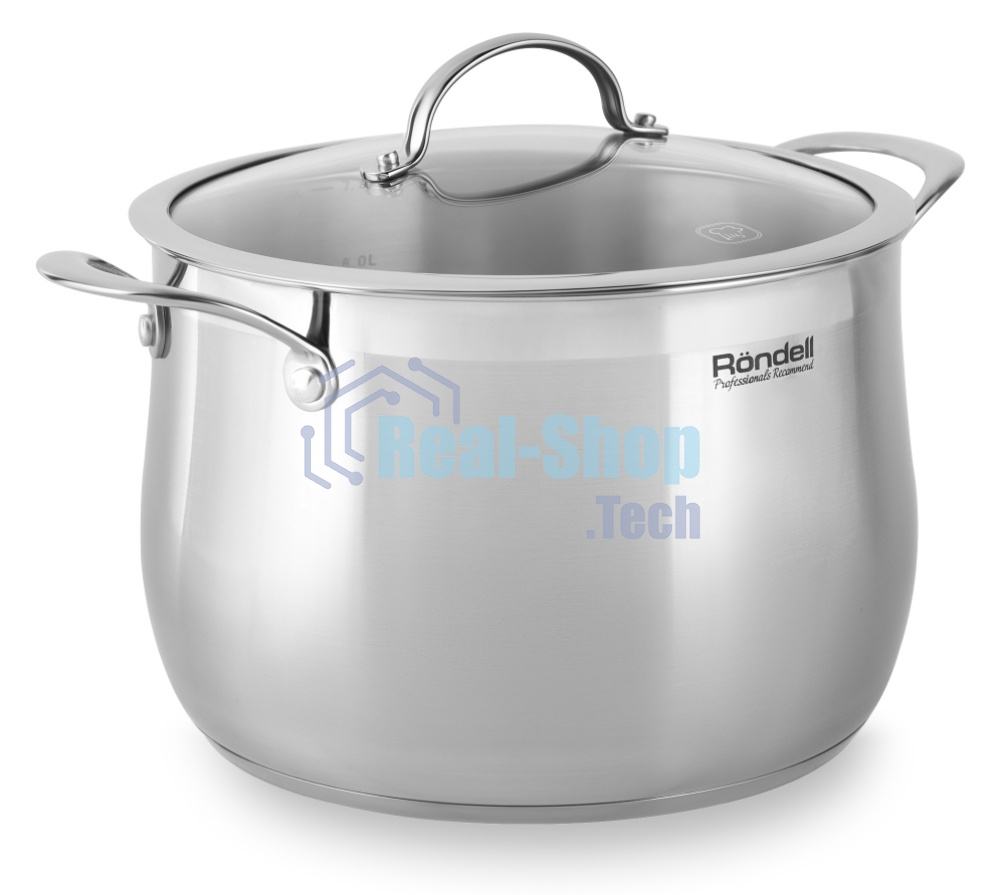 Кастрюля Rondell RDS-726 с кр. 24см (7,8 л)