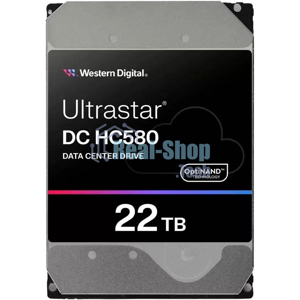 Жесткий диск HDD WD SATA Server 22Tb Ultrastar DC HC570 7200 6Gb/s 512MB 1 year warranty (replacement WUH722222ALE6L4)