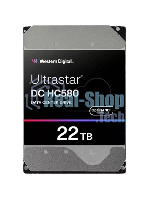 Жесткий диск HDD WD SATA Server 22Tb Ultrastar DC HC570 7200 6Gb/s 512MB 1 year warranty (replacement WUH722222ALE6L4)