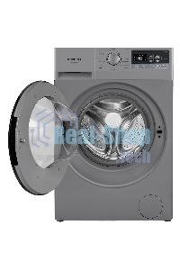 Стиральная машина Maunfeld MFWM148STSL02 серебристая, загрузка фронтальная 8кг, 1400 об/мин., класс: A+++