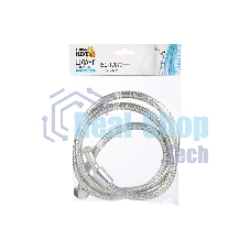 Шланг для душа растягивающийся РЫЖИЙ КОТ 150-170 см, 1/2-1/2