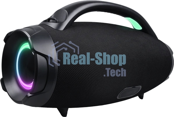 Колонка портативная Ural Урал ТТ М6+ КАРАОКЕ черный/черный 110W 1.1 BT/3.5Jack/USB-C 10м 8000mAh (ФР-00003975)