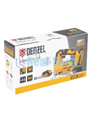 Лобзик аккумуляторный Denzel CJH-20-80, Li-Ion, 20 В
