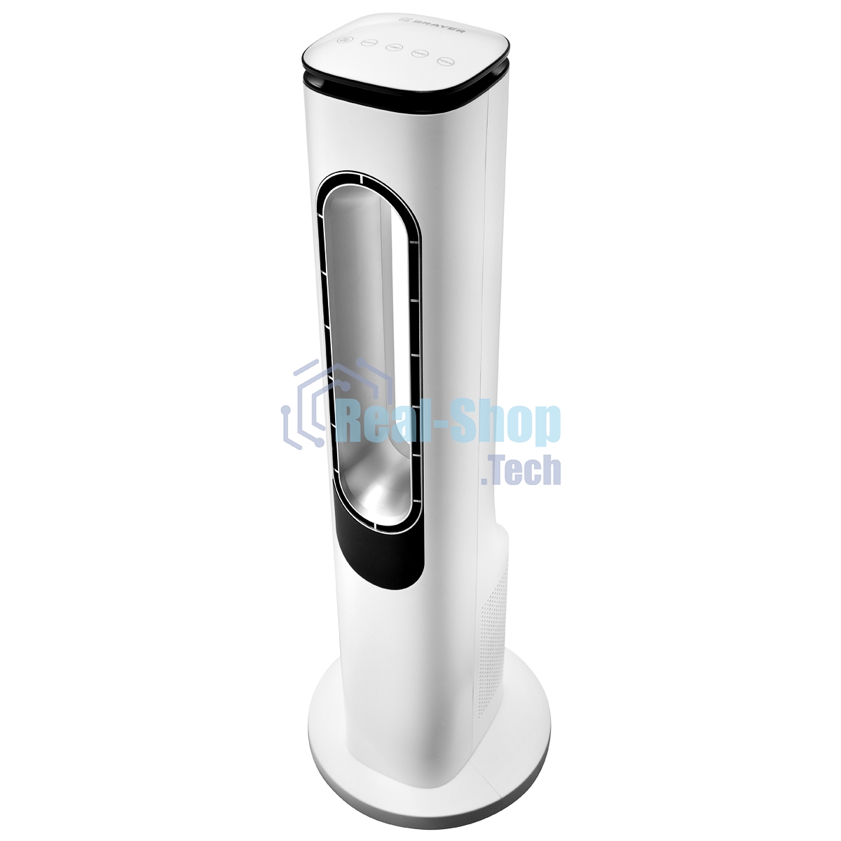 Вентилятор BRAYER BR4950 белый, напольный, 50 Вт, 3 скорости