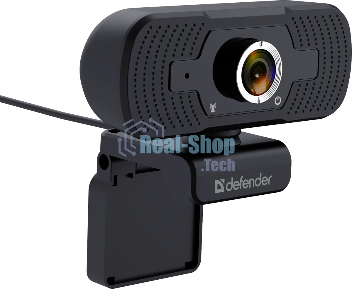 Веб-камера Defender G-lens 2591 2560x1440, 30 кадр/с, USB, микрофон, крепление на мониторе