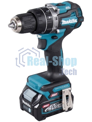 Дрель-шуруповерт Makita HP002GD201, 40 В, 2,5 Ач, 64 Нм, бесщеточный, ударный