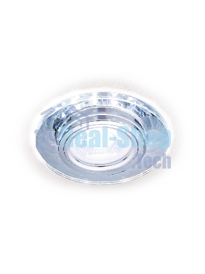 Встраиваемый точечный светильник S211 CL/WH хром/прозрачный MR16+3W(LED WHITE 4200K)