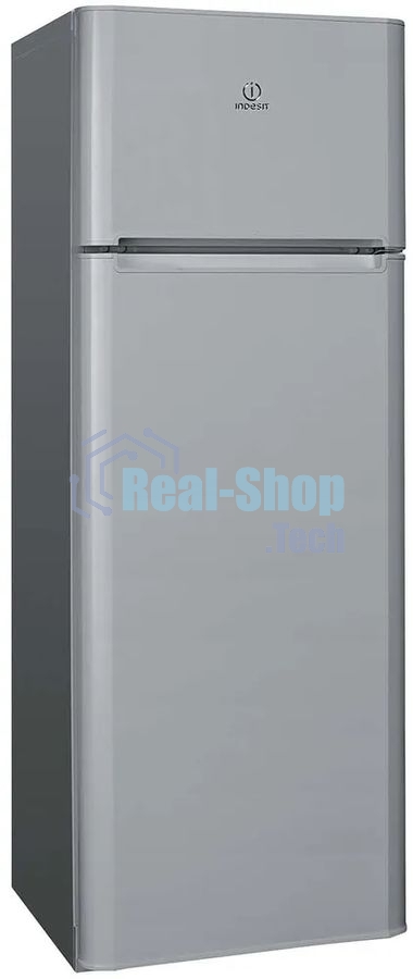 Холодильник Indesit TIA 16 S серебристый двухкамерный 245/51л морозилка сверху