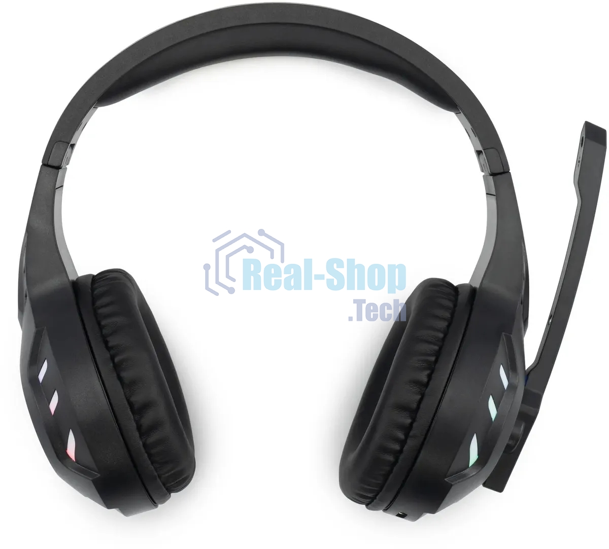 Гарнитура беспроводная/проводная с микрофоном Оклик HS-L420G черный накладные BT оголовье (1939799)