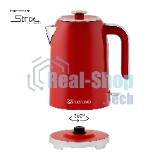 Чайник электрический Galaxy Line GL 0349 1.7л. 2200Вт красный корпус: нерж.сталь (ГЛ0349Л)