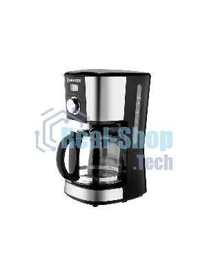 Кофеварка капельная BRAYER BR1122 черный, исп. кофе - молотый, 1.5 л, 900 Вт