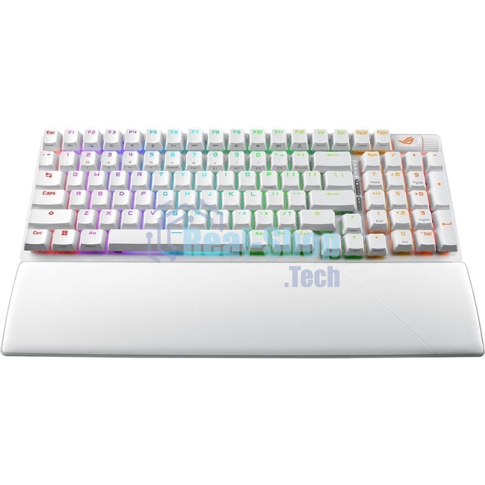 Клавиатура проводная ASUS X901 SCOPE II 96 WL/WHT/NXSW/RU/PBT