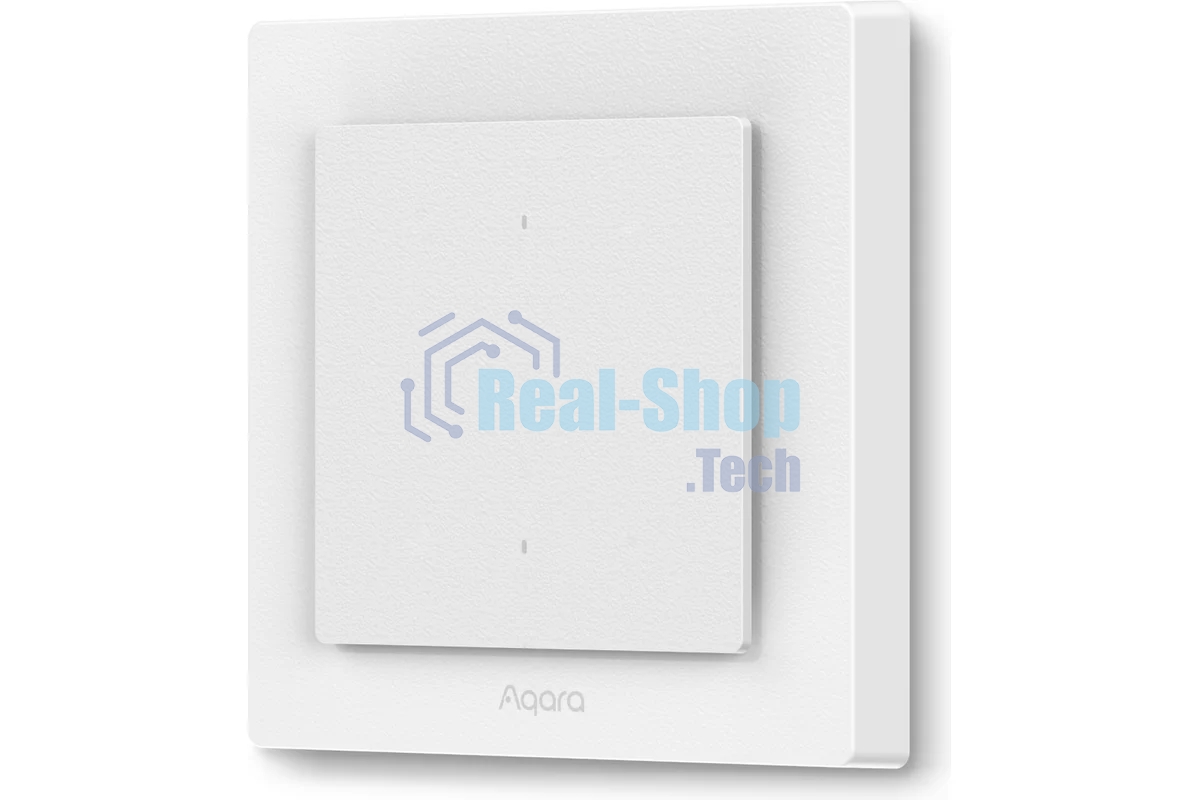 Умный выключатель Aqara H2 WS-K07D 2-х кл. белый