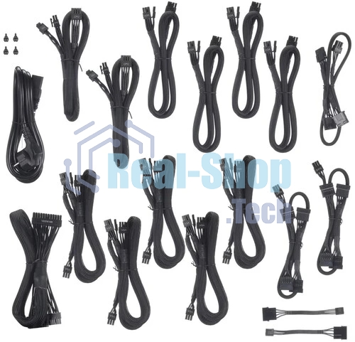 Блок питания Super Flower Leadex Titanium (SF-1600F14HT), 1600Вт, 80 PLUS Titanium, 140мм, модульный, черный