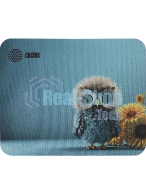 Коврик для мыши Cactus Owl blue 220x180x2мм (CS-MPC-P07XS)
