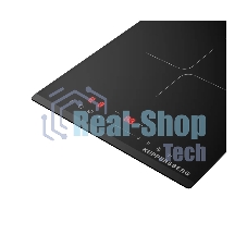 Индукционная варочная панель Kuppersberg ICI 306, High-Tech, индукция, 30 см, 2 зоны нагрева, 9 уровней мощности, inverter, таймер, пауза, Booster, слайдерное управление, черный