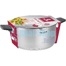 Кастрюля Rondell Strike Grey Ultra RDS-1949 4.8 л. d=24 см (с крышкой) сталь