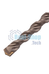 Бур по бетону Denzel двойная спираль, Cobalt W-tip, 12x600 мм, SDS PLUS