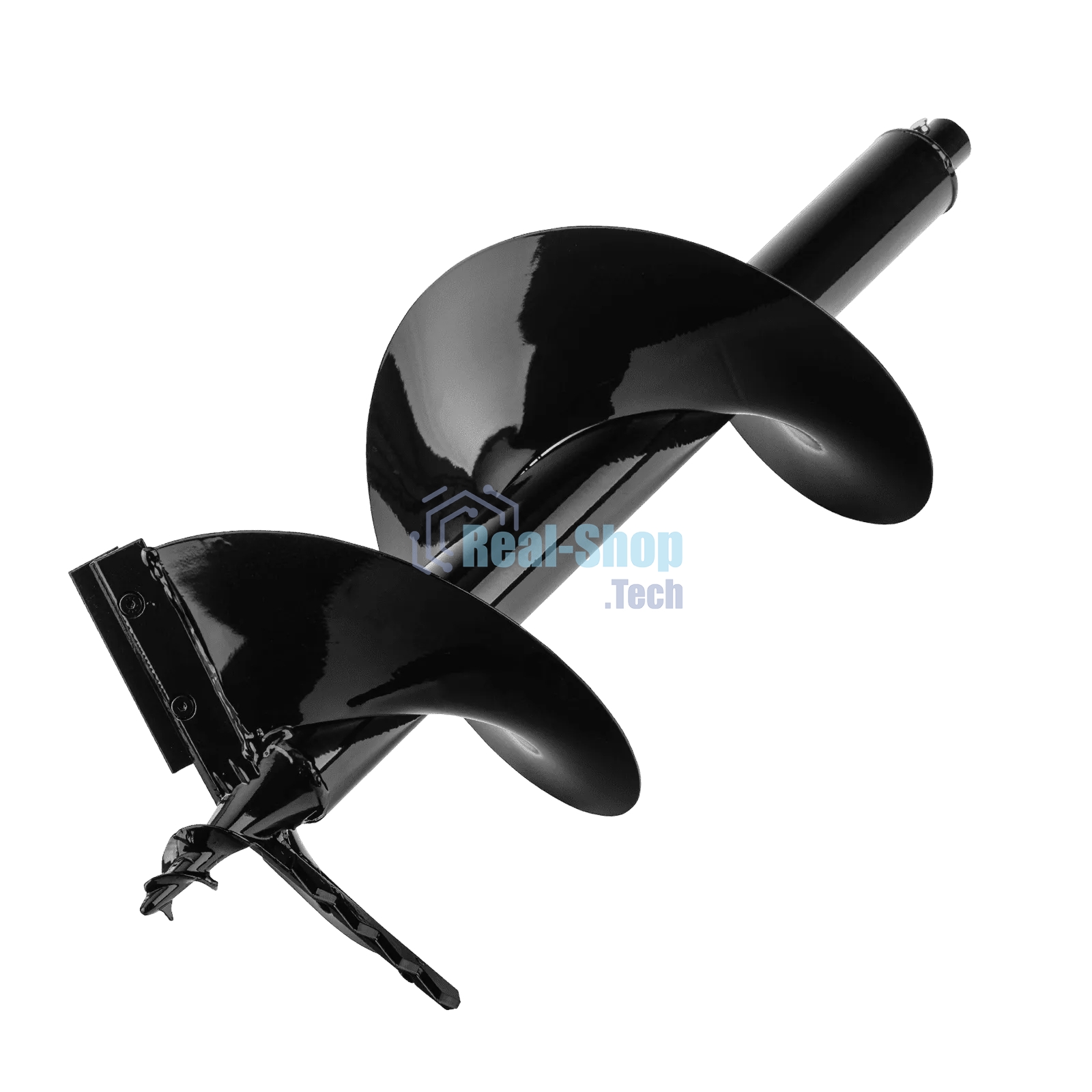 Шнек для грунта Denzel ER-300, диаметр 300 мм, длина 800 мм, соединение 20 мм, съемный нож