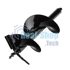 Шнек для грунта Denzel ER-300, диаметр 300 мм, длина 800 мм, соединение 20 мм, съемный нож