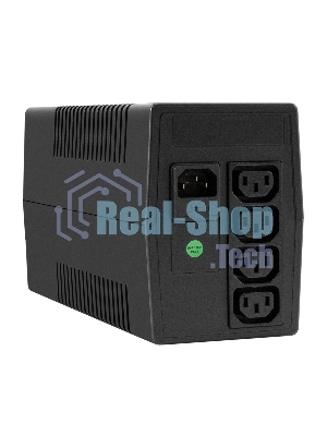 Источник бесперебойного питания ExeGate Power NB-1000.LED.AVR.4C13 (1000VA/650W, LED, AVR, 4*C13, батарея 12V 9Ah, черный)