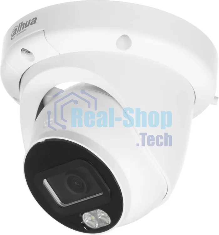 Камера видеонаблюдения Dahua DH-IPC-HDW3449QMP-S-IL-0280B, IP, 4 Мп, 2.8 мм, белая