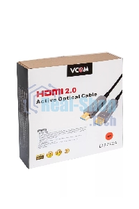 Активный оптический кабель HDMI 19M/M,ver. 2.0, 4K@60 Hz 30m VCOM D3742A-30M
