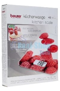 Весы кухонные Beurer KS19 berry макс.вес:5кг рисунок