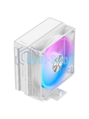 Кулер для процессора Cooler Ocypus Delta A40 WH ARGb белый 120мм алюминий+медь 2000rpm 29db 4-pin 220W 156мм