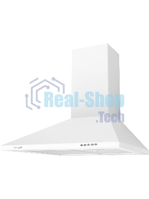 Вытяжка каминная Weissgauff Zosma 60 PB WH белый, 60 см, 900 куб. м/ч, 66 дБ