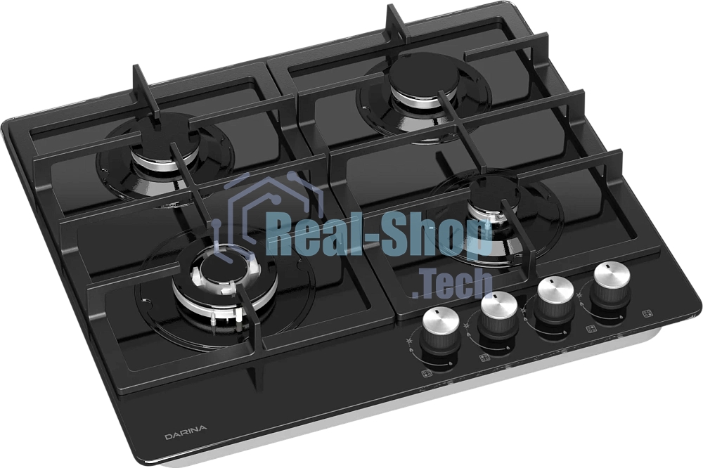 Газовая варочная панель Darina 1T3 GC 308 B стекло черное
