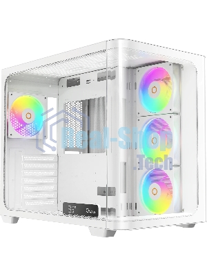 Компьютерный корпус Ocypus Iota C70 WH Curve ARGB Digital ATX без БП (Iota-C70-WHD400CD-GL)