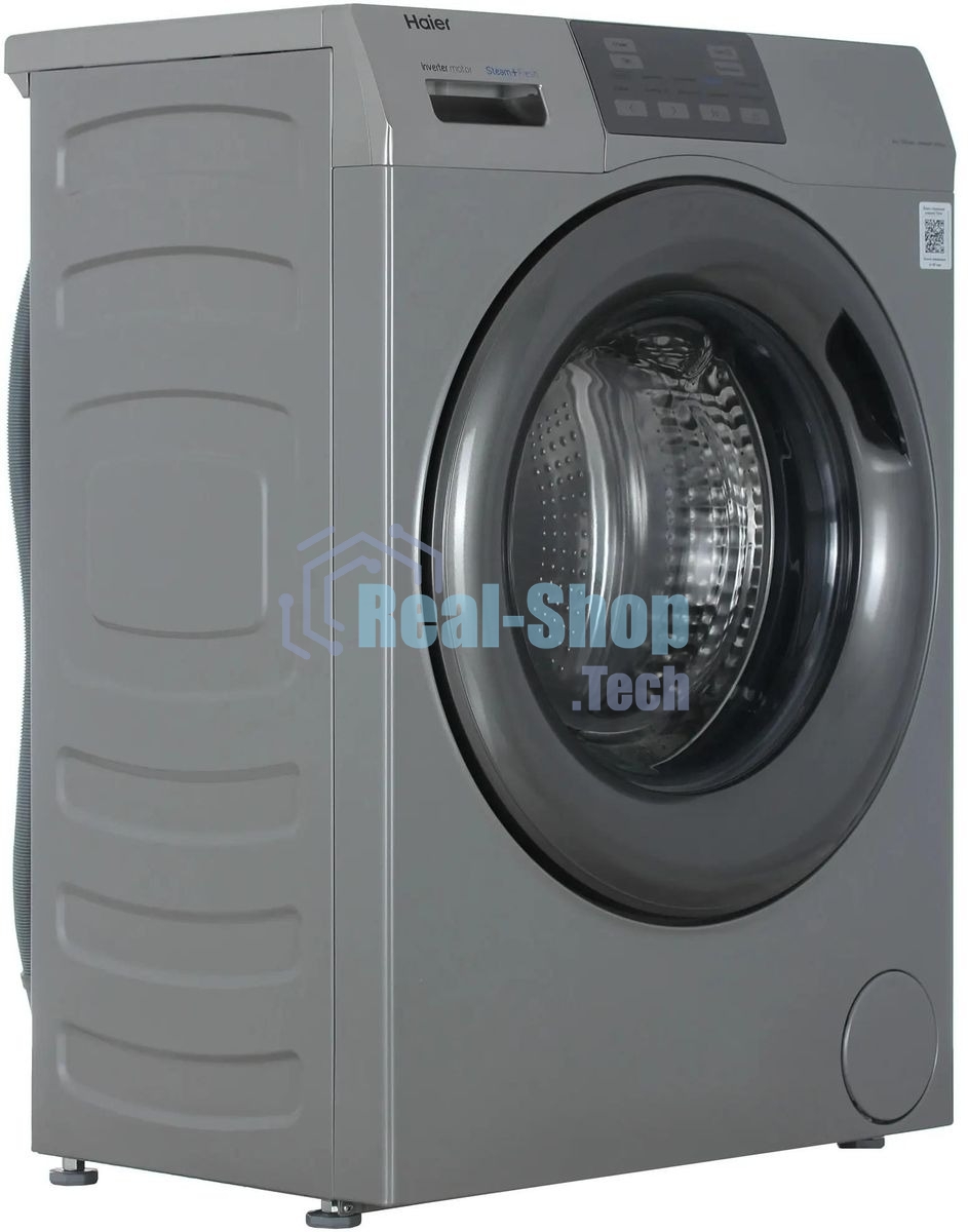 Стиральная машина Haier HW60-BP12919AS серебристый, загрузка фронтальная 6 кг, 1200 об/мин., класс: A+++